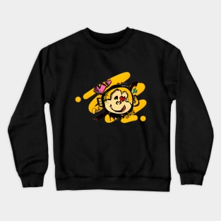 Monkey and Chill Crewneck Sweatshirt